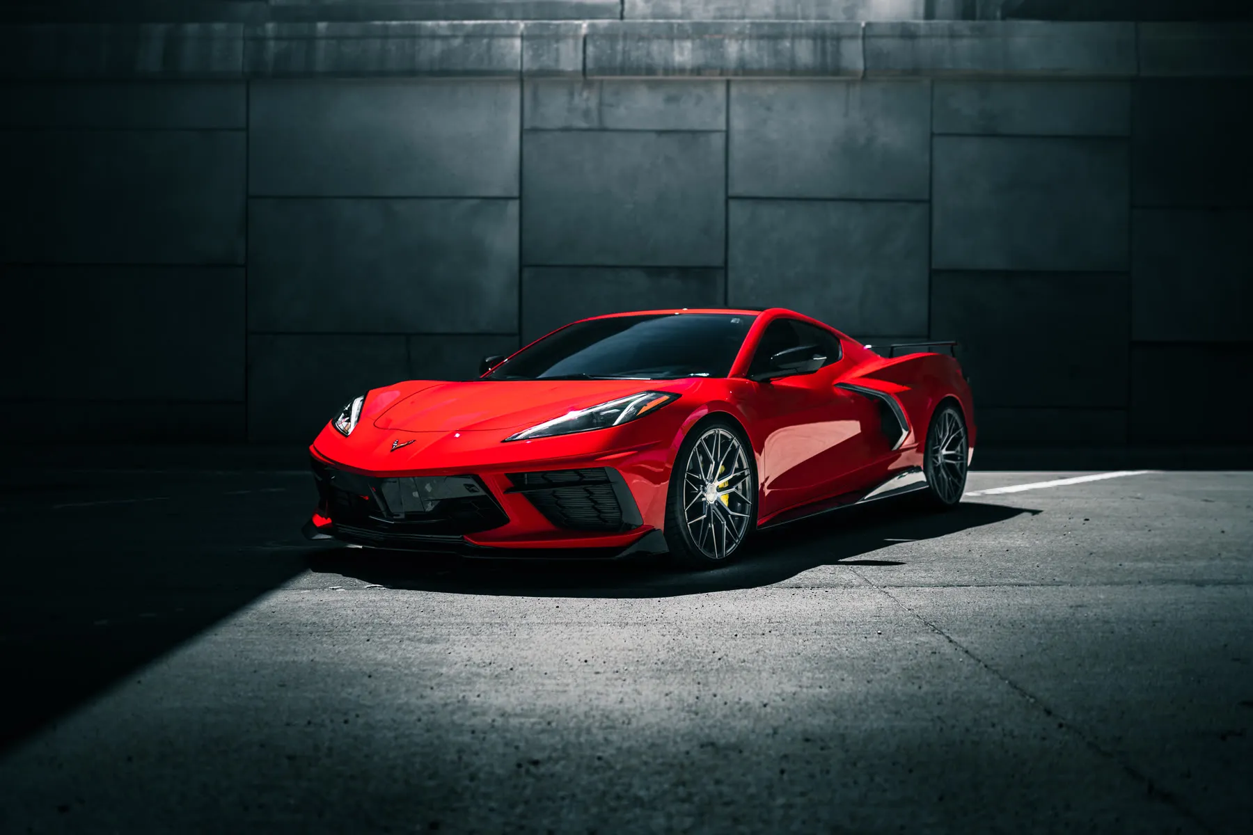 Chevrolet Corvette C8 on Avant Garde wheels