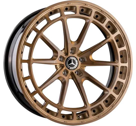 Bronze fully forged monoblock wheel