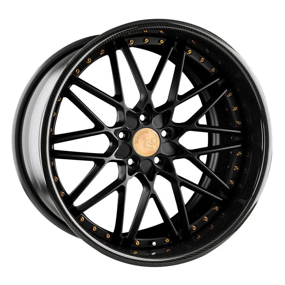 Satin black multi-spoke wheel