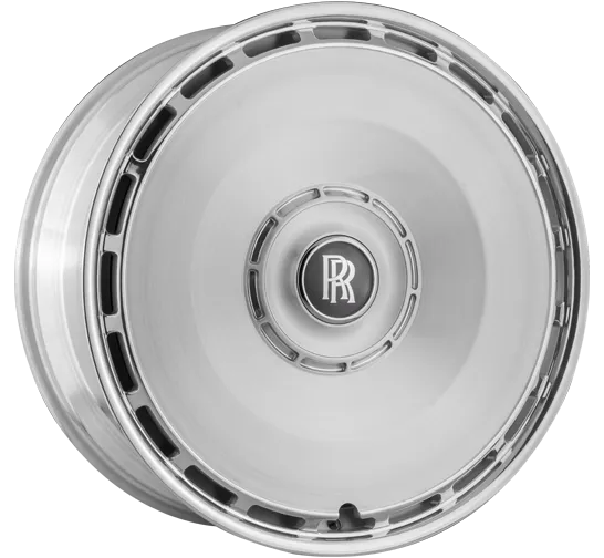 Polished deep-dish luxury wheel